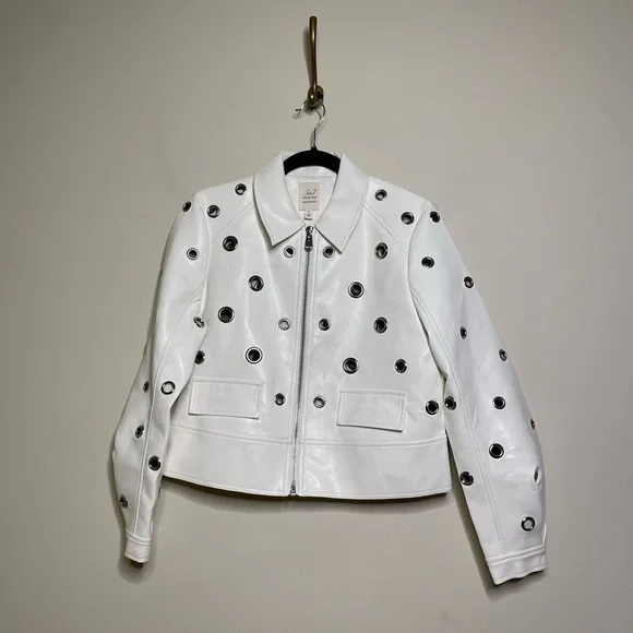 Cinq à Sept Harriet Faux Leather Jacket - Picture 4 of 9